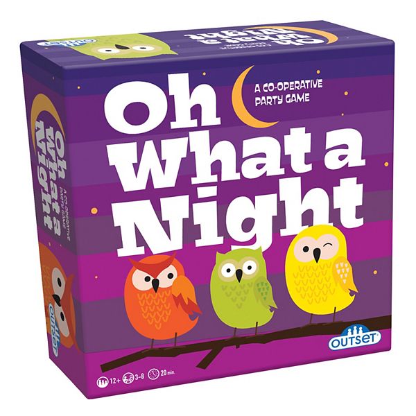 Кооперативная настольная игра для всей семьи «Oh What a Night», на 3-8 игроков, для детей от 12 лет Outset Media