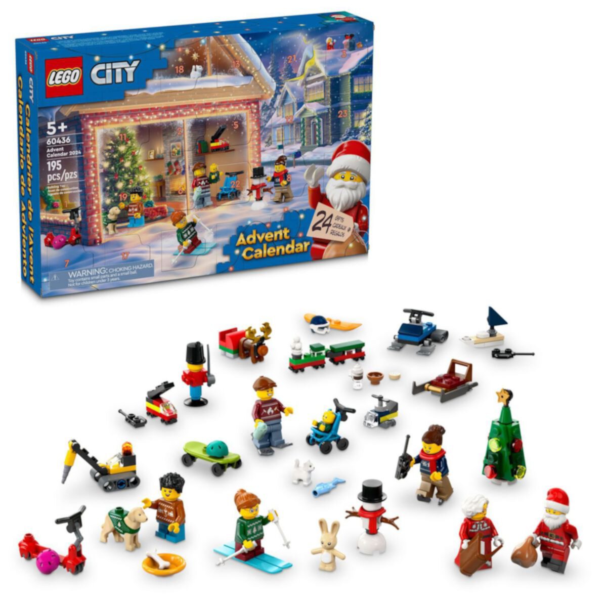 Игровой набор Lego City 2024 Календарь Адвента 60436 (195 деталей) Lego