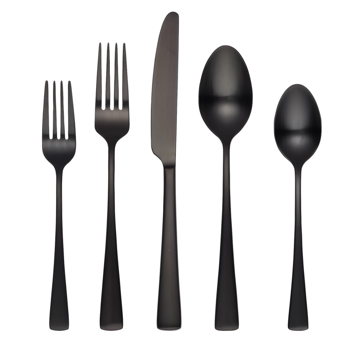 Cambridge Cerys Black Satin 20-pc. Flatware Set Cambridge