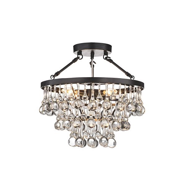 Greenville Signature 5-Light Crystal Semi Flush Mount Greenville Signature