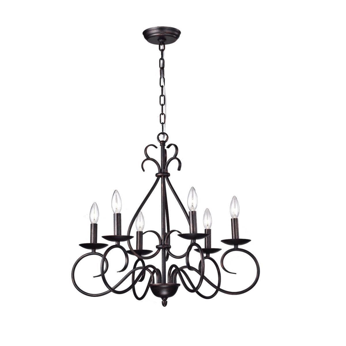 Greenville Signature 6-Light Candle Style Chandelier for Dining/Living Room, Bedroom, Entryway Greenville Signature