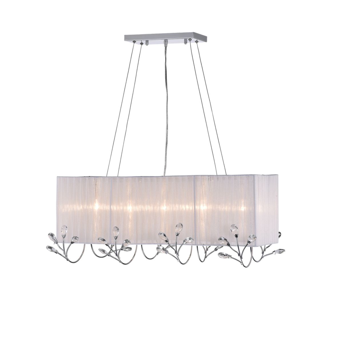 Greenville Signature 5-Light Rectangle Chandelier for Dining/Living Room, Bedroom, Entryway, Office Greenville Signature