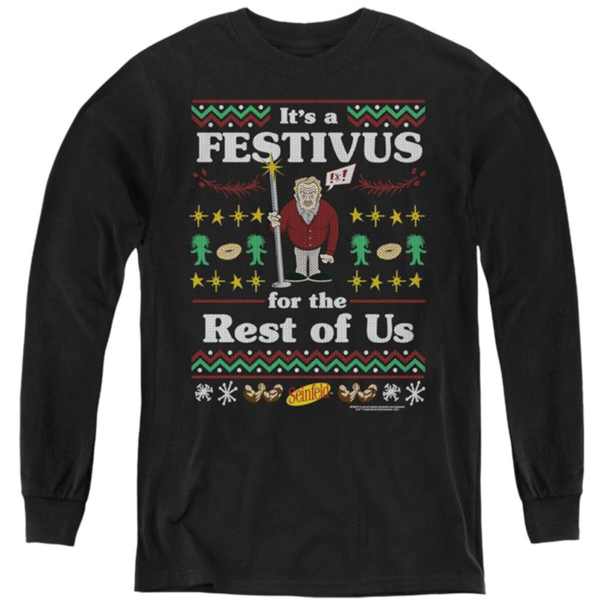 Детский Свитер Licensed Character Seinfeld Festive Festivus Licensed Character