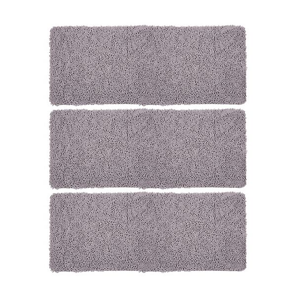 Lavish Home 3-Piece Chenille Bathroom Rugs Set Lavish Home