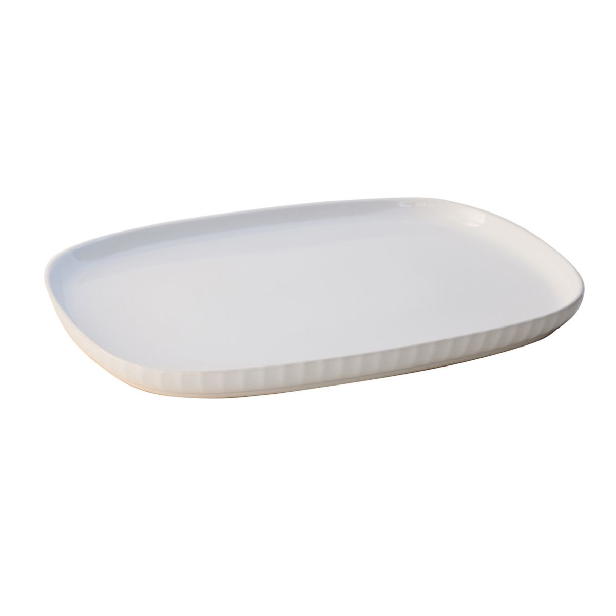 Baum White Rectangle Serving Platter Baum