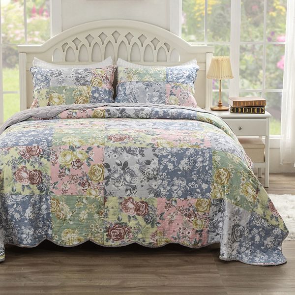 Greenland Home Fashions Emma Quilt Set Greenland Home Fashions