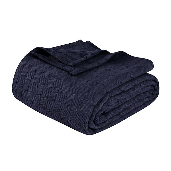 SUPERIOR Basketweave All-Season Cotton Blanket Superior