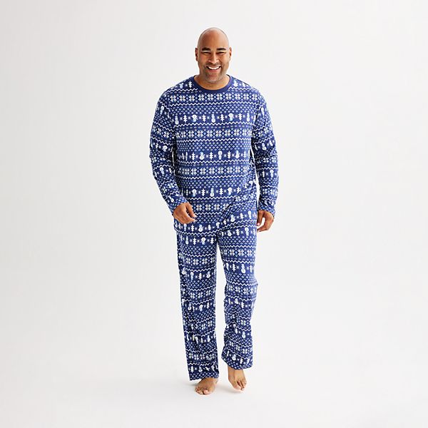 Мужские и женские пижамы Jammies For Your Families® с узором Fairisle, комплект из 2 предметов Jammies For Your Families