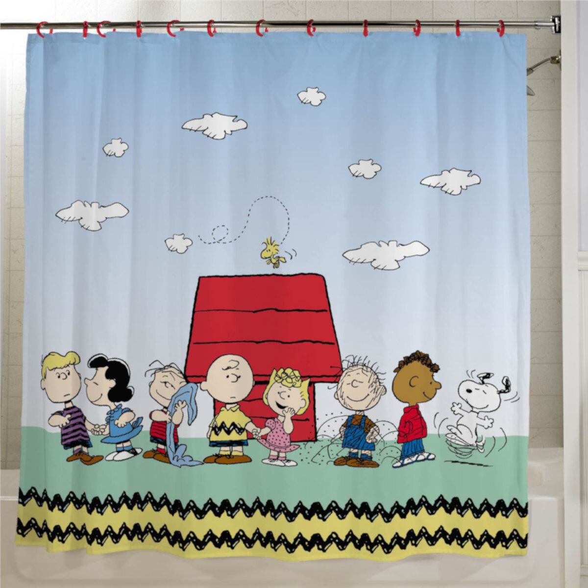 Peanuts Shower Curtain Licensed Character