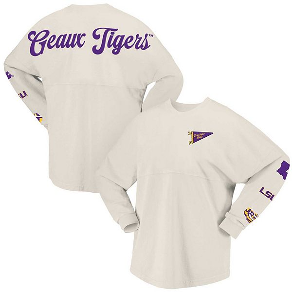 Женская Футболка Spirit Jersey LSU Tigers Local с Длинным Рукавом Spirit Jersey