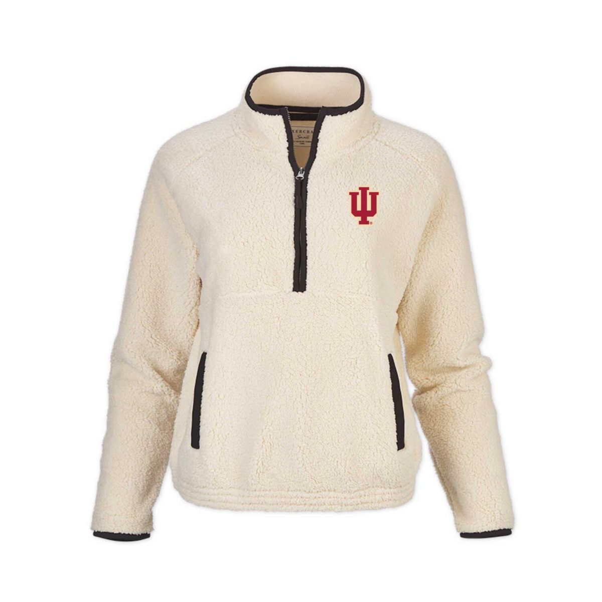 Женская Повседневная куртка Unbranded Everest с полузастежкой Indiana Hoosiers Unbranded