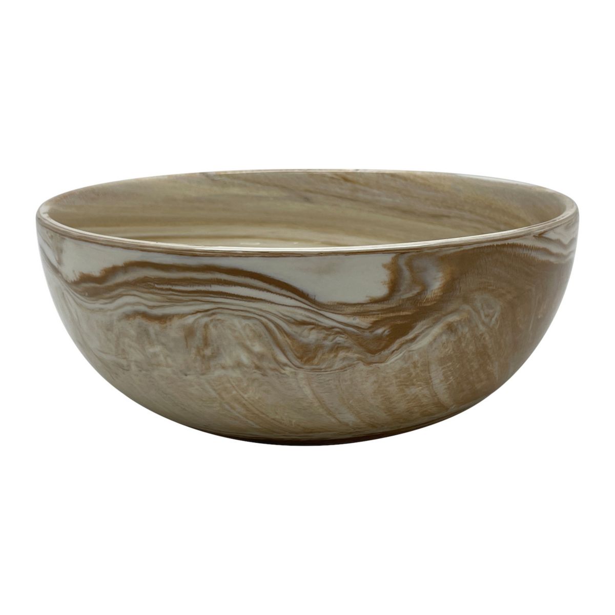 Marbled Finish Decorative Bowl Table Decor Unbranded