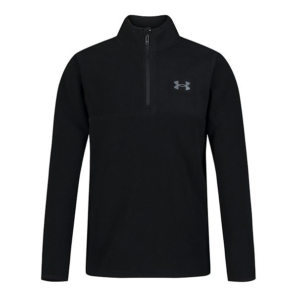 Карманы Детская Толстовка Under Armour Чёрная с Молнией Under Armour