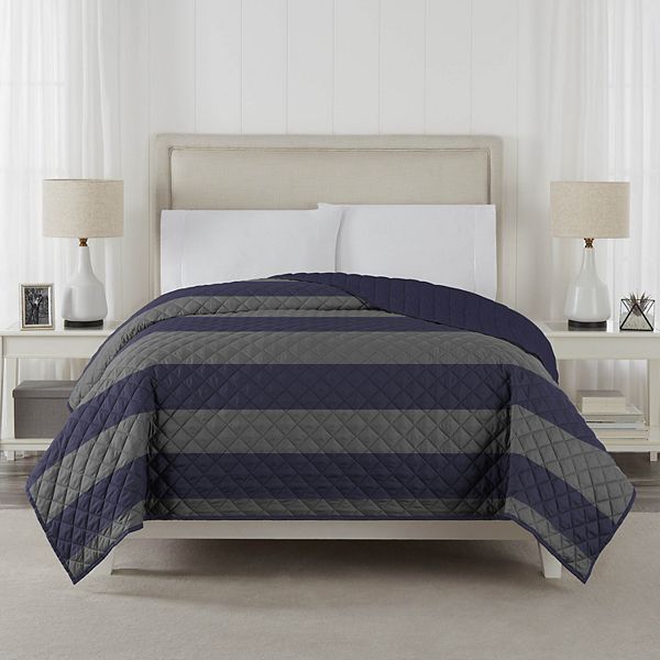 Martex Rugby Stripe Coverlet Martex