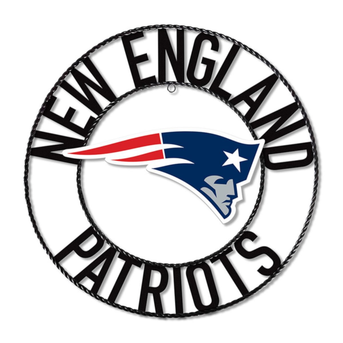 New England Patriots Wrought Iron Wall Art Unbranded