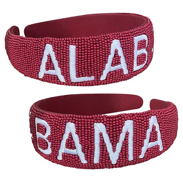 Удобная повязка на голову Alabama Crimson Tide Minerva с ручной вышивкой Emerson Street