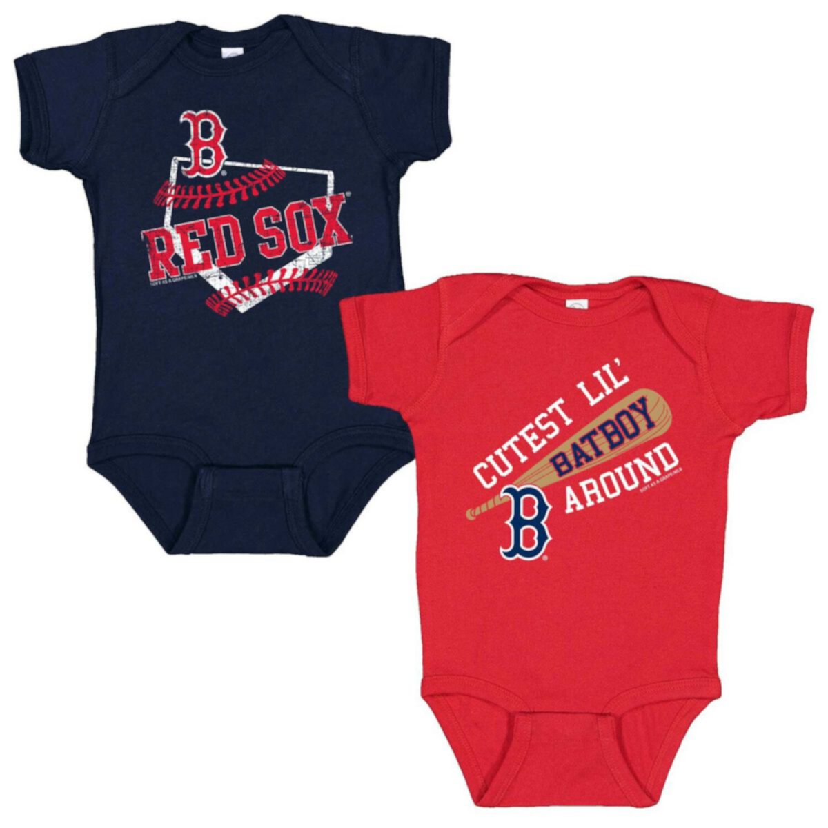 Детские Боди Soft As A Grape Boston Red Sox 2-Pack Soft As A Grape