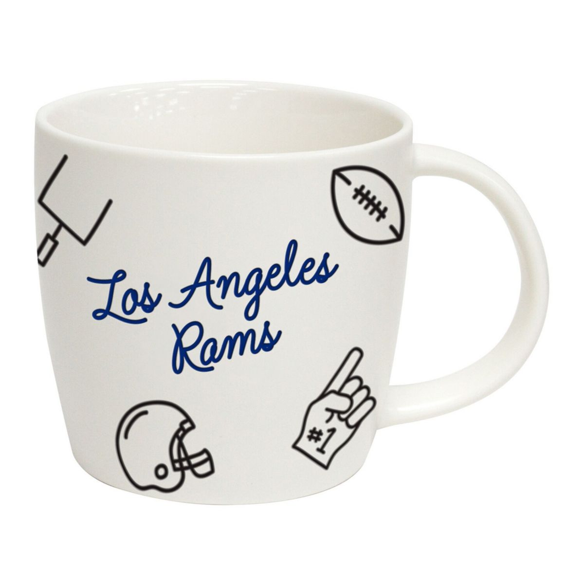 Los Angeles Rams 18oz. Playmaker Mug Logo Brand