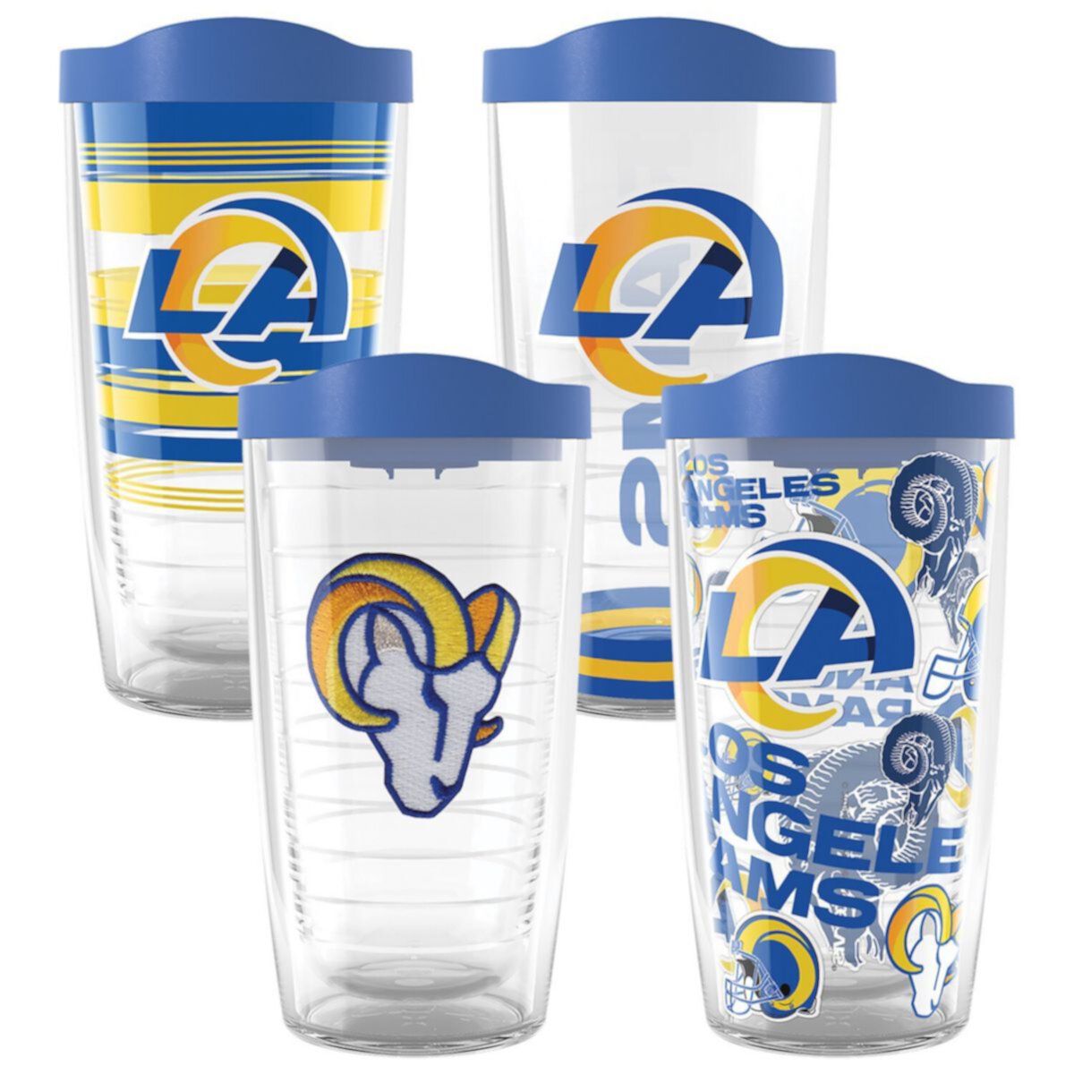 Tervis Los Angeles Rams Four-Pack 16oz. Classic Tumbler Set Tervis