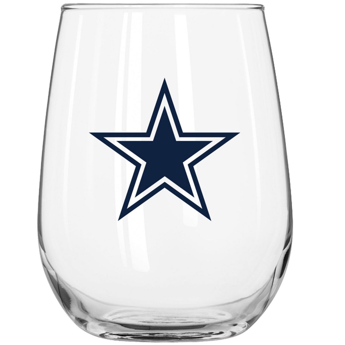 Dallas Cowboys 16oz. Gameday Curved Beverage Glass Logo Brand