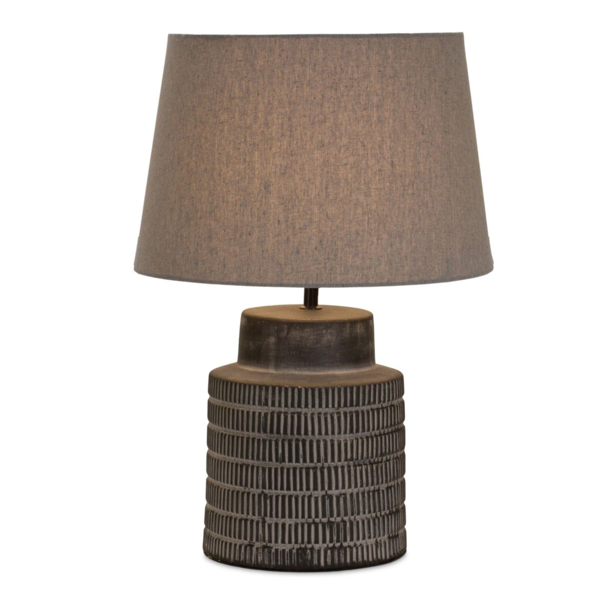 Etched Terra Cotta Table Lamp 21&#34;h Slickblue