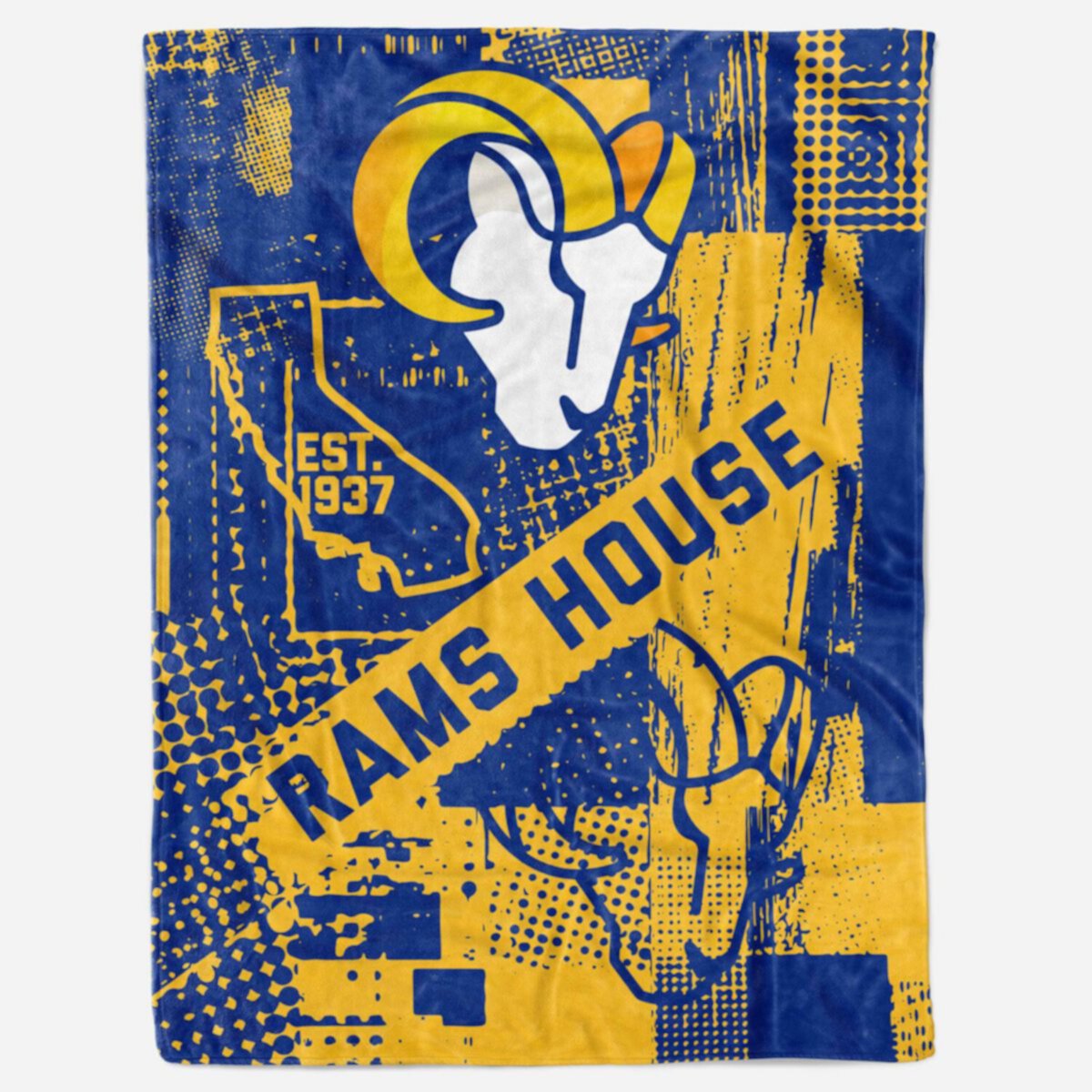 Los Angeles Rams 60&#34; x 80&#34; Hometown Blanket Logo Brand