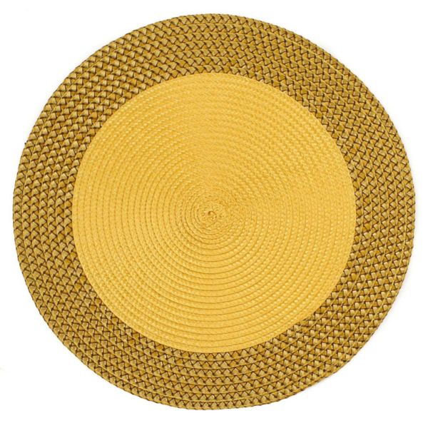 Set Of 4 Woven Braided Non-slip Table Placemats Stock Preferred