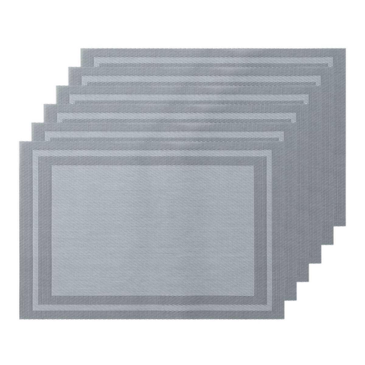 Pvc Placemats Set Of 6 Table Mat Set For Kitchen Dining Room Unique Bargains