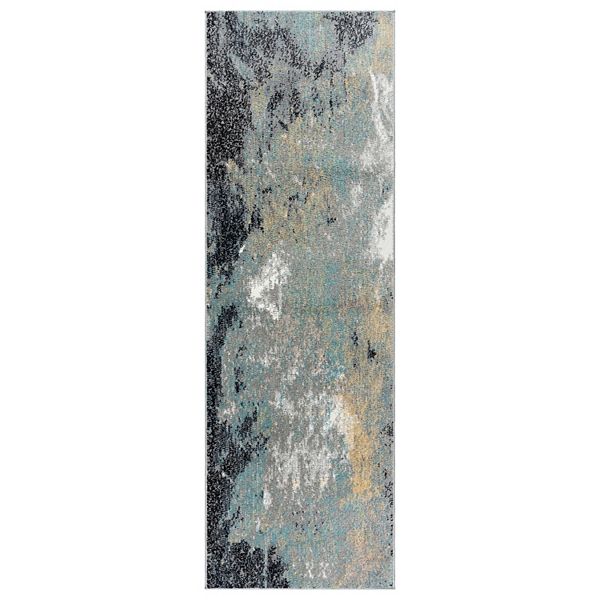 Gertmenian Alor Satori Abstract Marbled Runner Rug Gertmenian