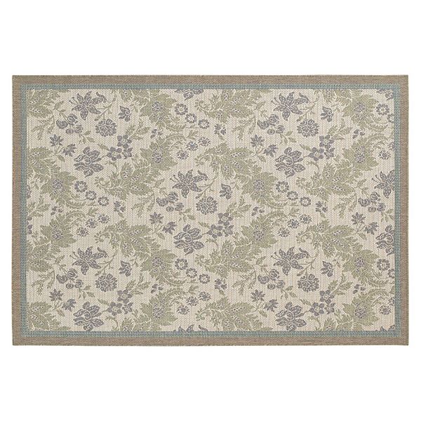 Couristan Monaco Palermo Floral Indoor Outdoor Rug Couristan