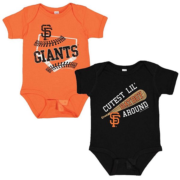 Детские Боди Soft As A Grape Набор из 2-х предметов San Francisco Giants Soft As A Grape