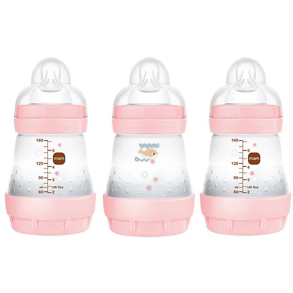 MAM Easy Start Anti-Colic 3 Pack 5oz Baby Bottle MAM