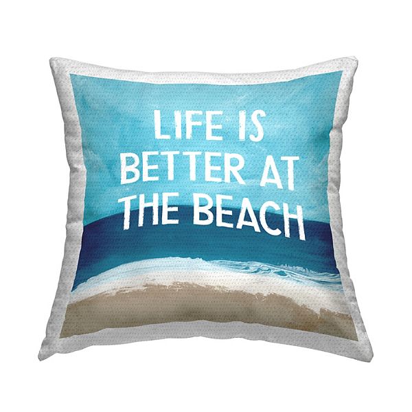 Stupell Home Decor Abstract Ocean Phrase Throw Pillow Stupell Home Decor