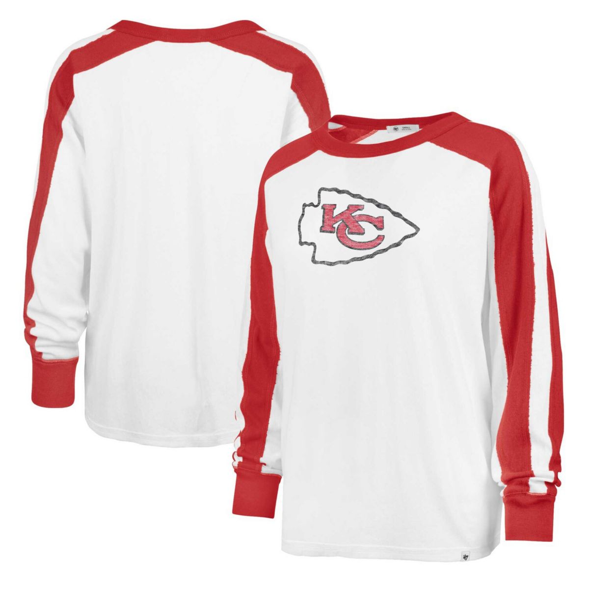 Женская Футболка 47 Brand Kansas City Chiefs Premier Caribou Долгий Рукав 47 Brand