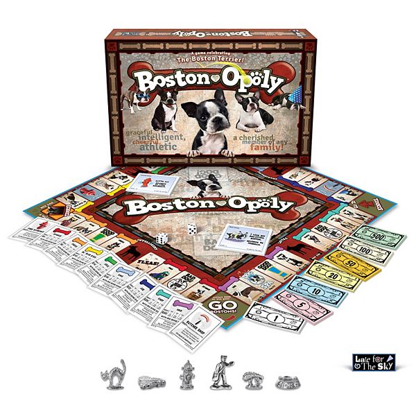 Настольная игра Boston-opoly для 2-6 игроков, из картона и пластика, для детей от 8 лет Late For The Sky