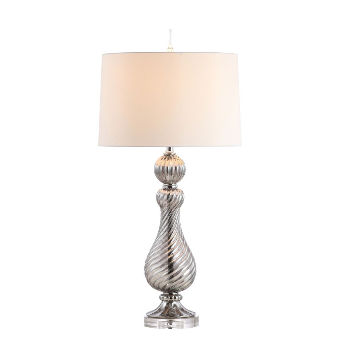 Murano Swirled Crystalglass Led Table Lamp Jonathan Y Designs