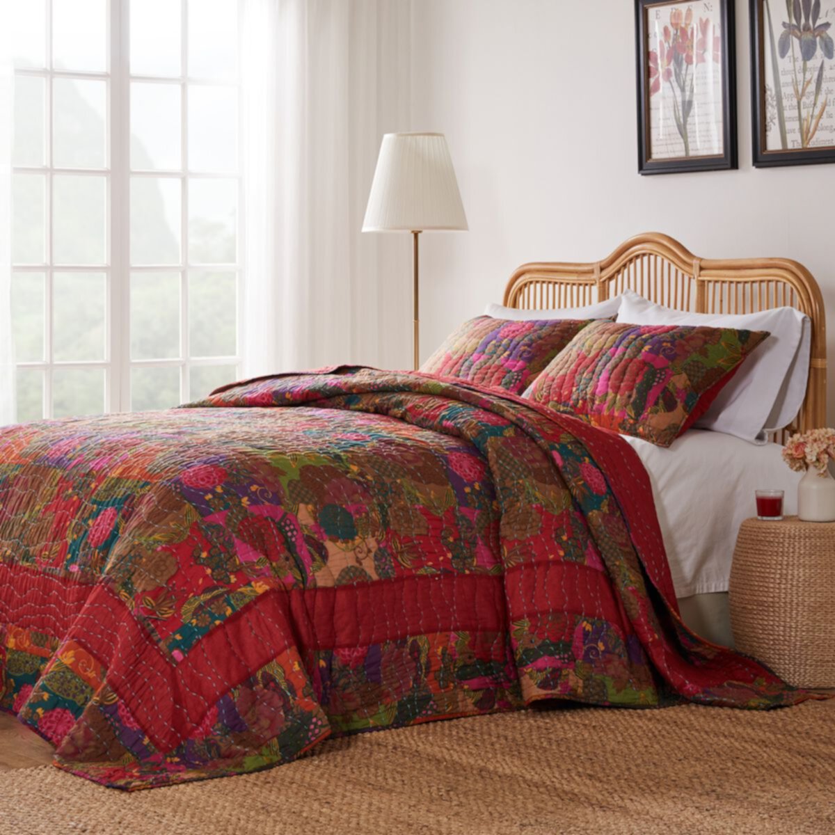 Greenland Home Fashions Jewel Bedspread Set Greenland Home Fashions