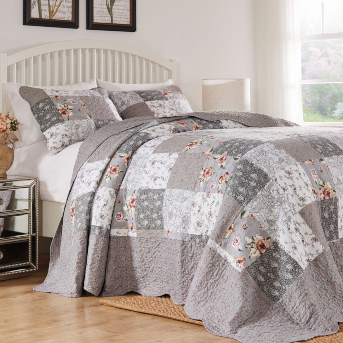 Greenland Home Fashions Giulia Bedspread Set with Shams Greenland Home Fashions