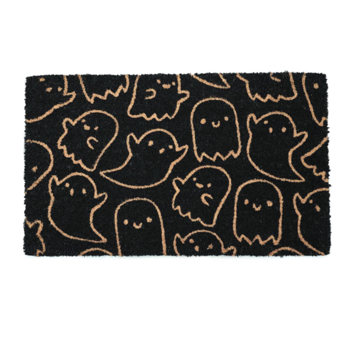 Celebrate Together™ Halloween Ghost Black Coir Doormat Celebrate Together