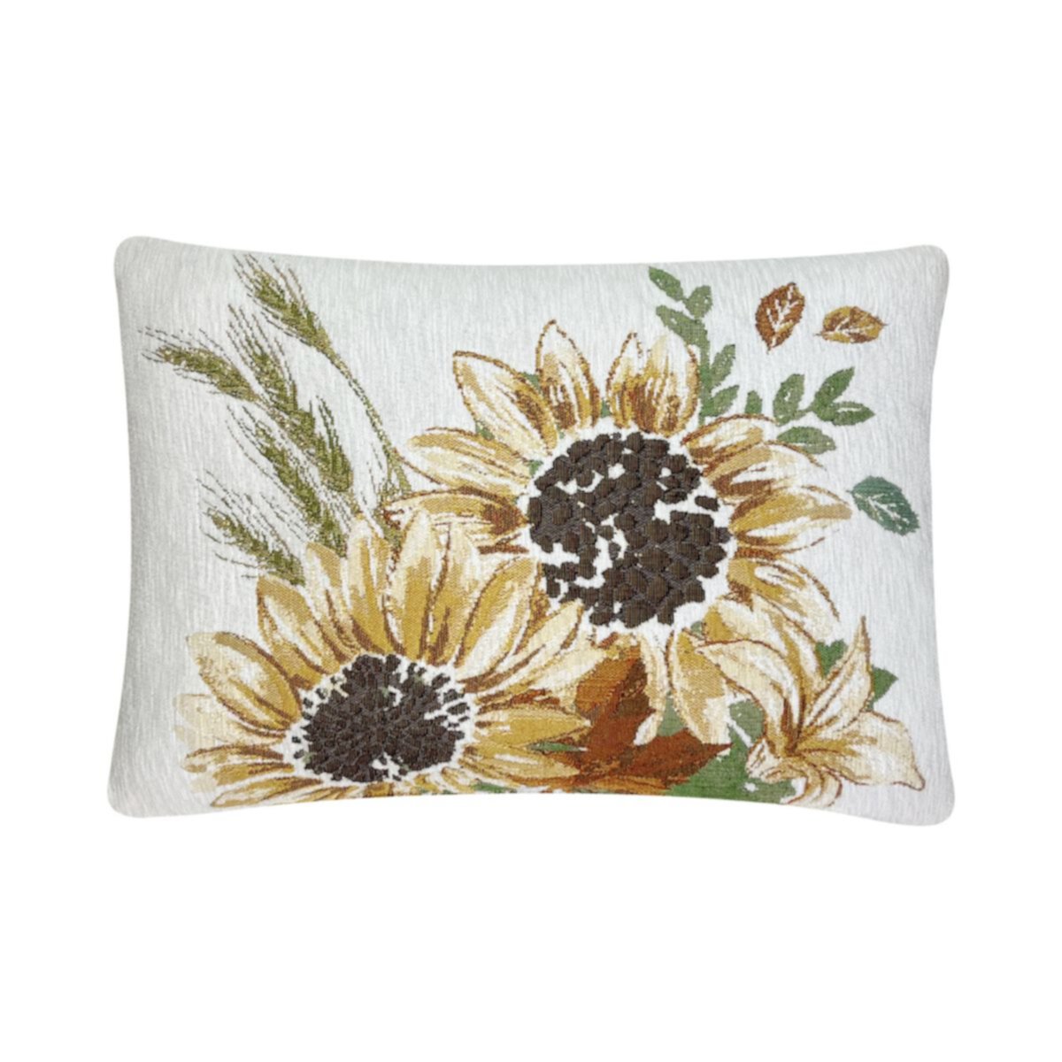 Celebrate Together™ Fall Ivory Sunflower Tapestry Pillow Celebrate Together