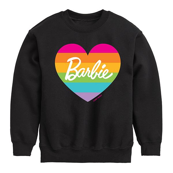 Детская Толстовка Licensed Character Barbie Pride Rainbow Heart Licensed Character