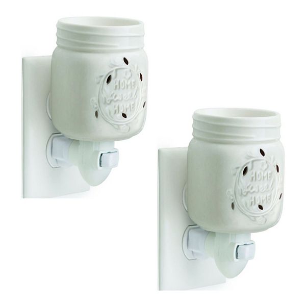 Candle Warmers Etc. 2-pack Mason Jar Plug-In Fragrance Warmers Candle Warmers