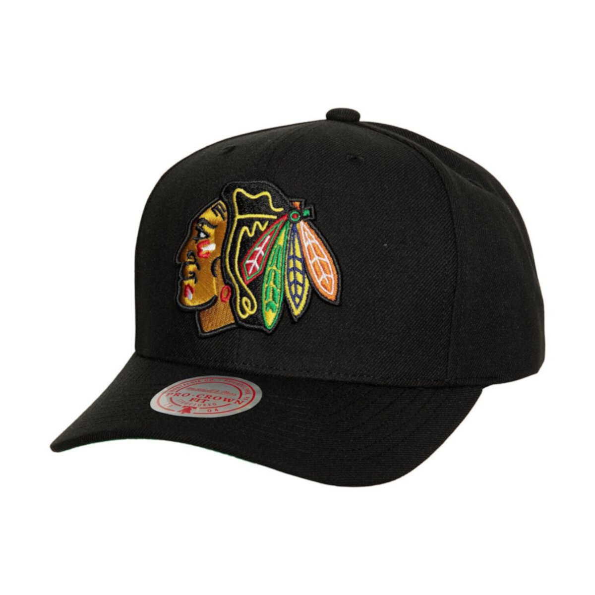 Кепка Mitchell & Ness Черная Кепка Chicago Blackhawks Team Ground Pro Mitchell & Ness