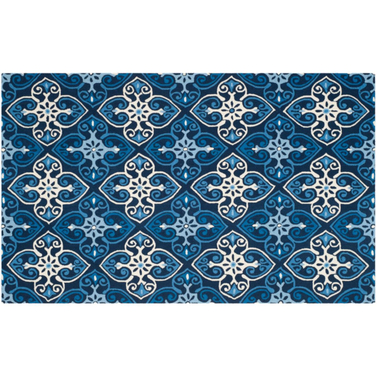 Safavieh Four Seasons Crest Medallion Indoor Outdoor Rug Safavieh