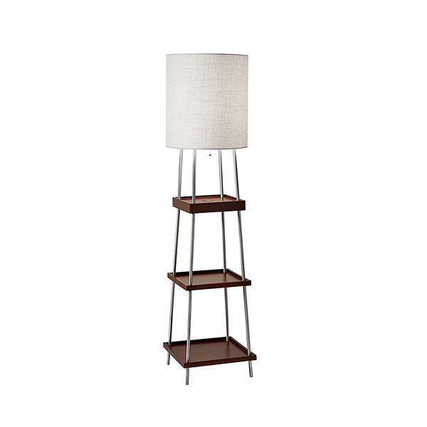 Adesso Henry Wireless Charging Shelf Floor Lamp Adesso