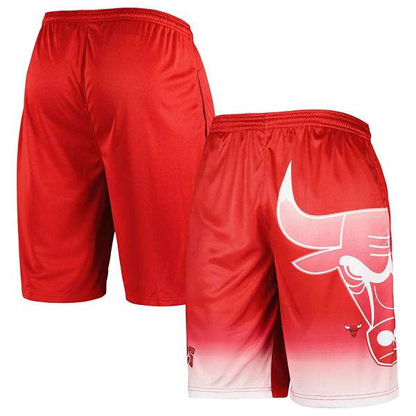 Мужские Спортивные шорты Fanatics Красные Chicago Bulls с графикой Fanatics