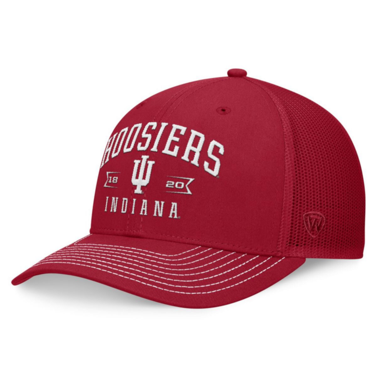 Регулируемая бейсболка Carson Trucker Indiana Hoosiers из 100% хлопка Top of the World