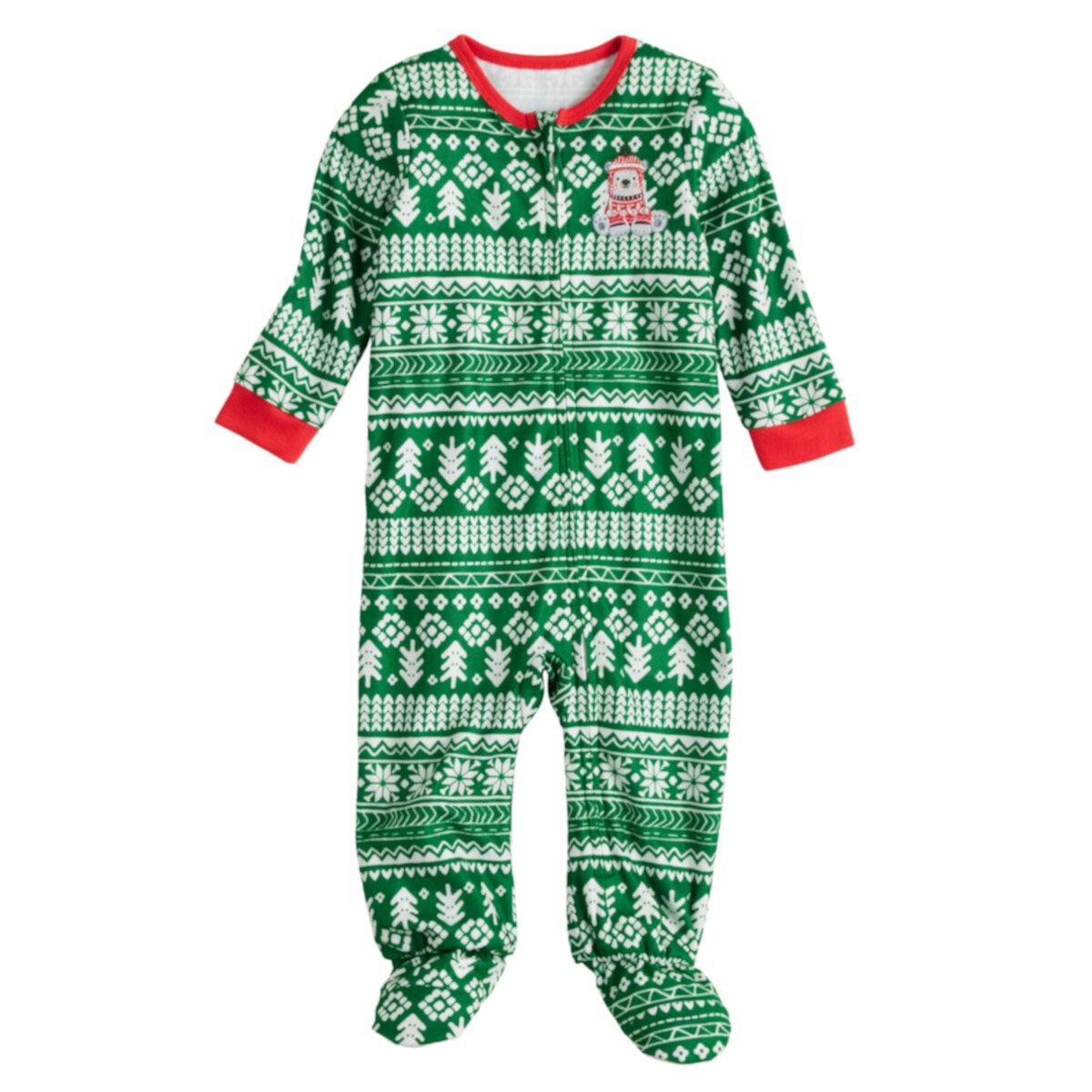 Детские пижамы Jammies For Your Families® Медведь с закрытыми ногами Jammies For Your Families