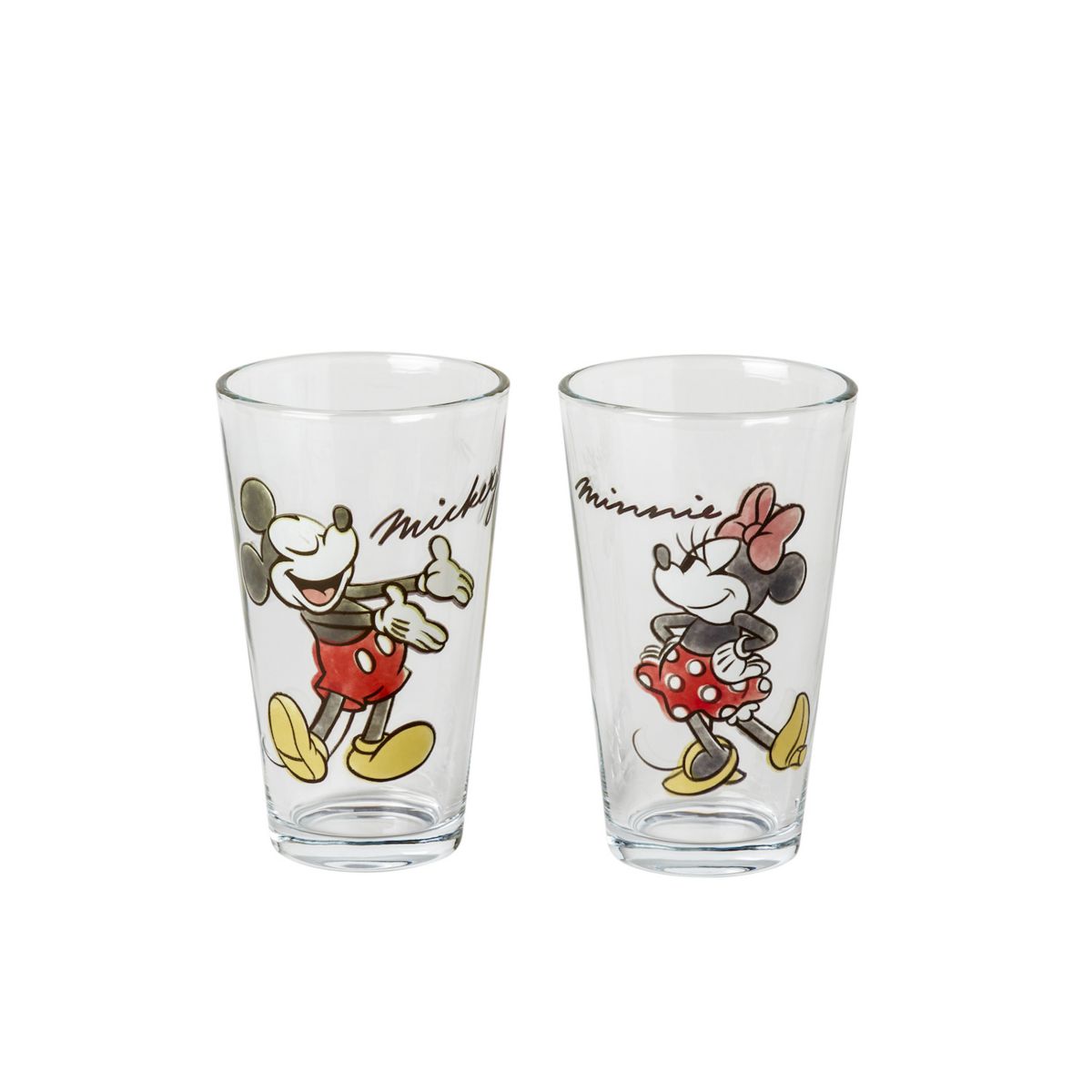 Disney's Mickey Mouse & Minnie Mouse 2-pc. Glassware Set by The Big One® Disney