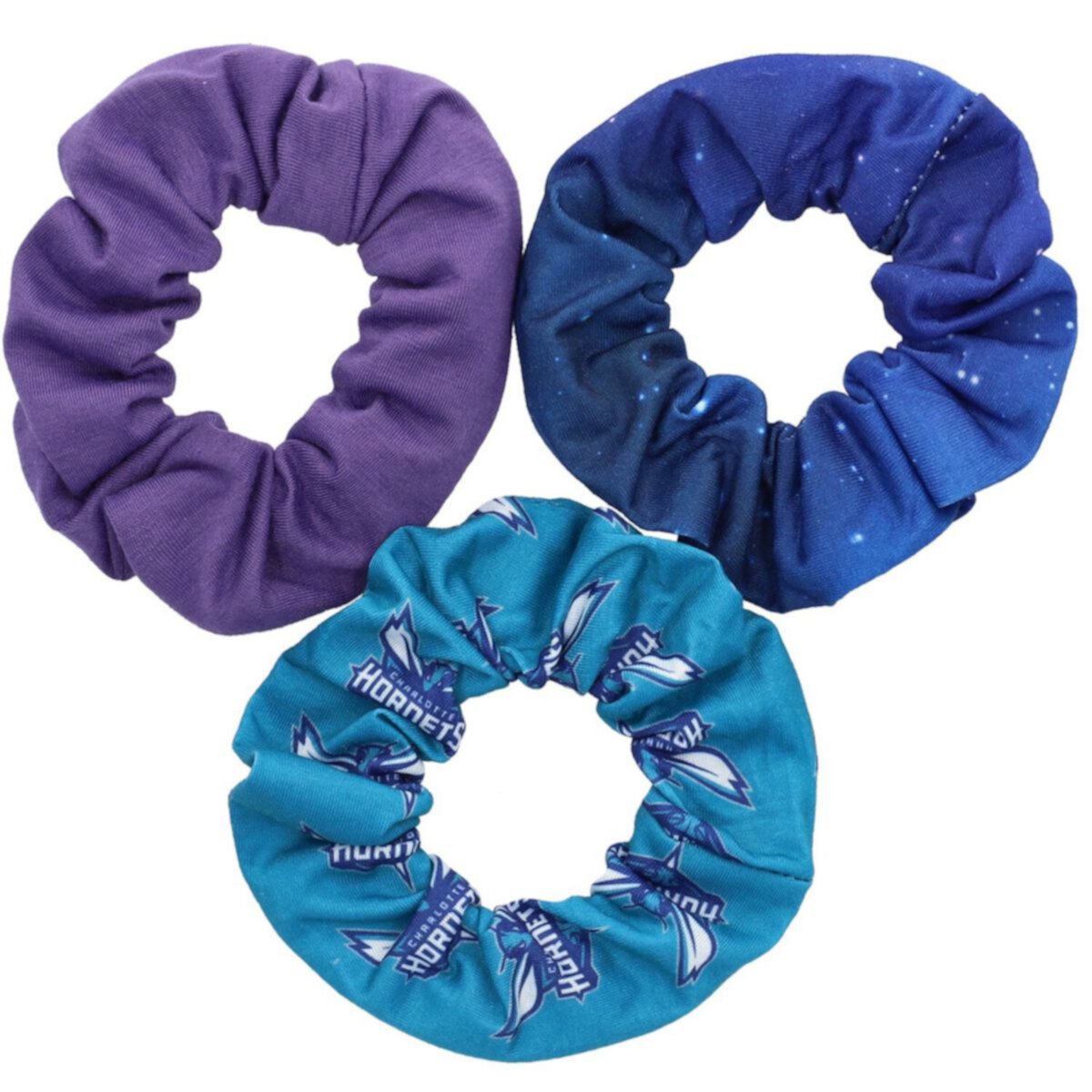 Заколки для волос 3-Pack Zipper Scrunchie Set Unbranded